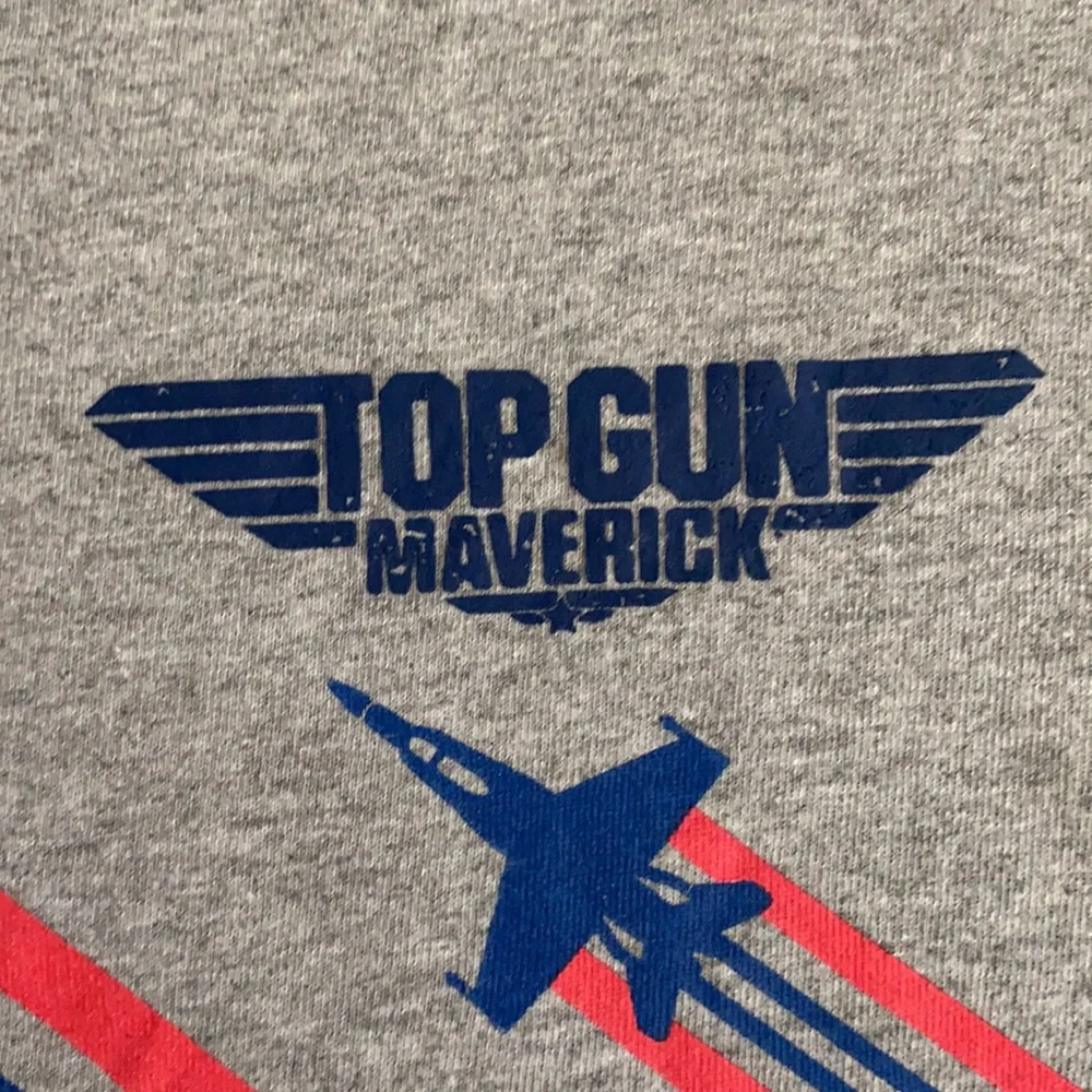 Top Gun Maverick | Military Fighter Jets USA Patriotic Graphic T-Shirt (L 10/12) - Picture 6 of 14